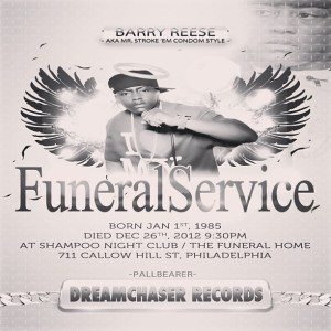 Mock funeral program for Cassidy, Source: Instagram